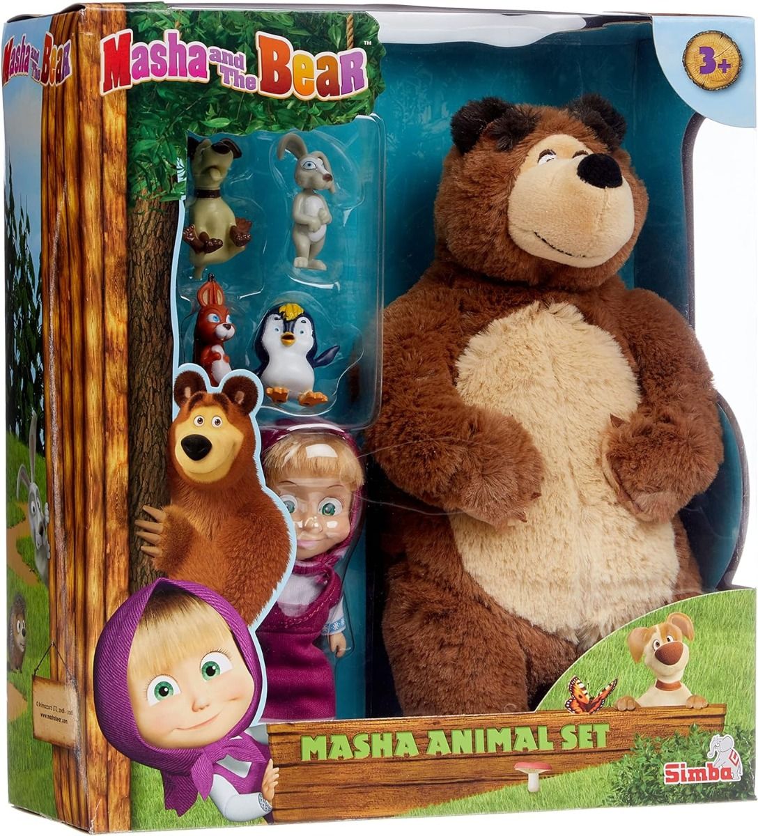 Masha And The Bear Animal Set 109301073