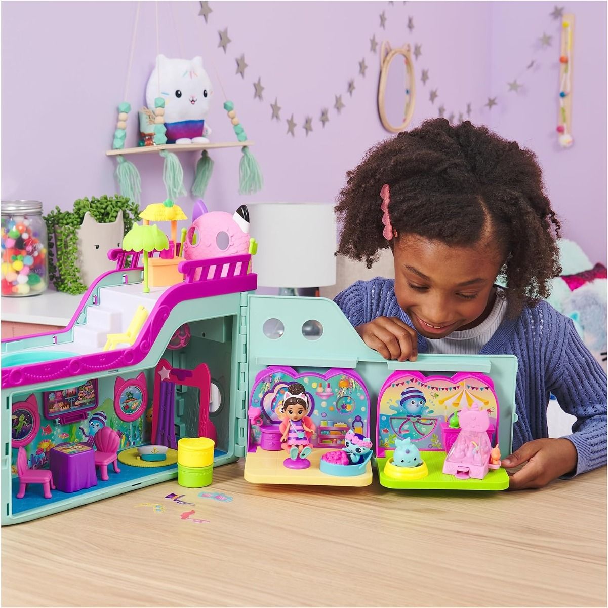 Gabby's Dollhouse Cruise Ship Playset