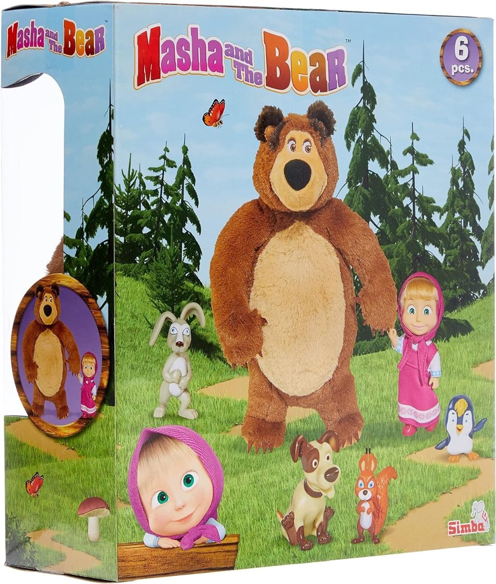 Masha And The Bear Animal Set 109301073