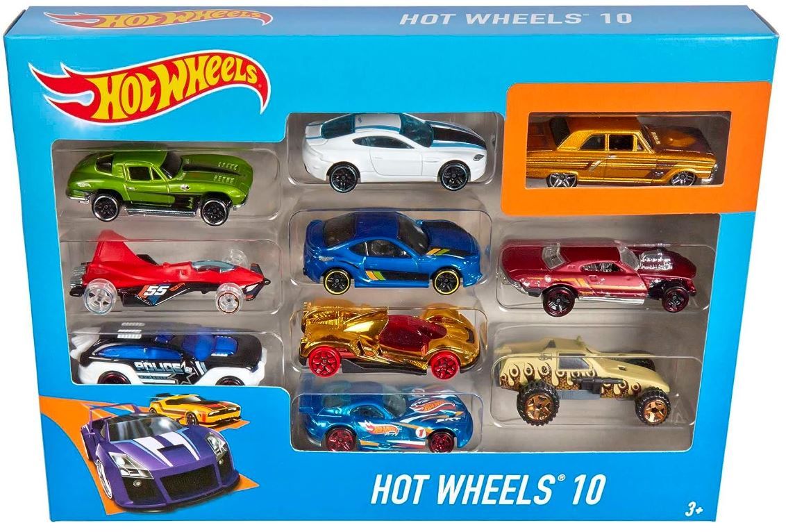 Hot Wheels 10 Pack Styles Assorted Cars 54886