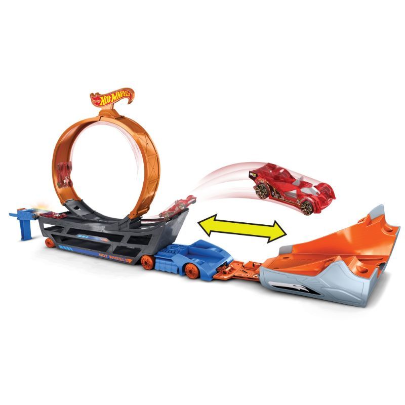 Hot Wheels Stunt N Go Track Set Transporter Storage GCK38