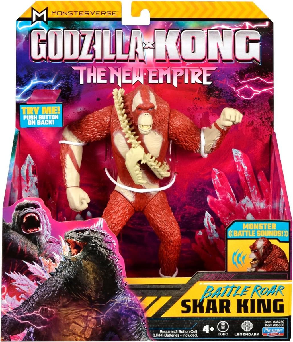 Godzilla X Kong The New Empire: Rattle Roar Skar King Figure 7inch