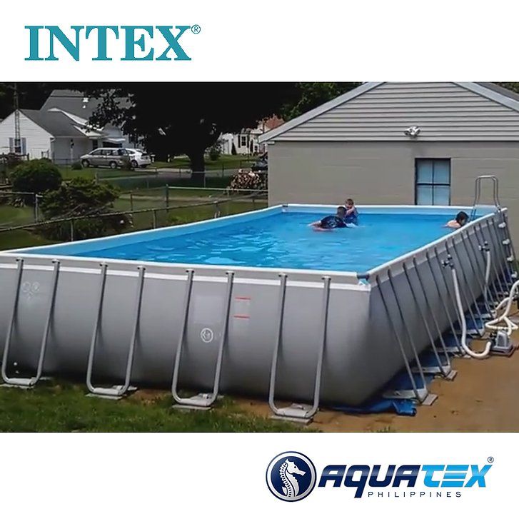 Intex Ultra Rectangular Frame Pool 32ft 9.75mx4.88mx1.32m 26374