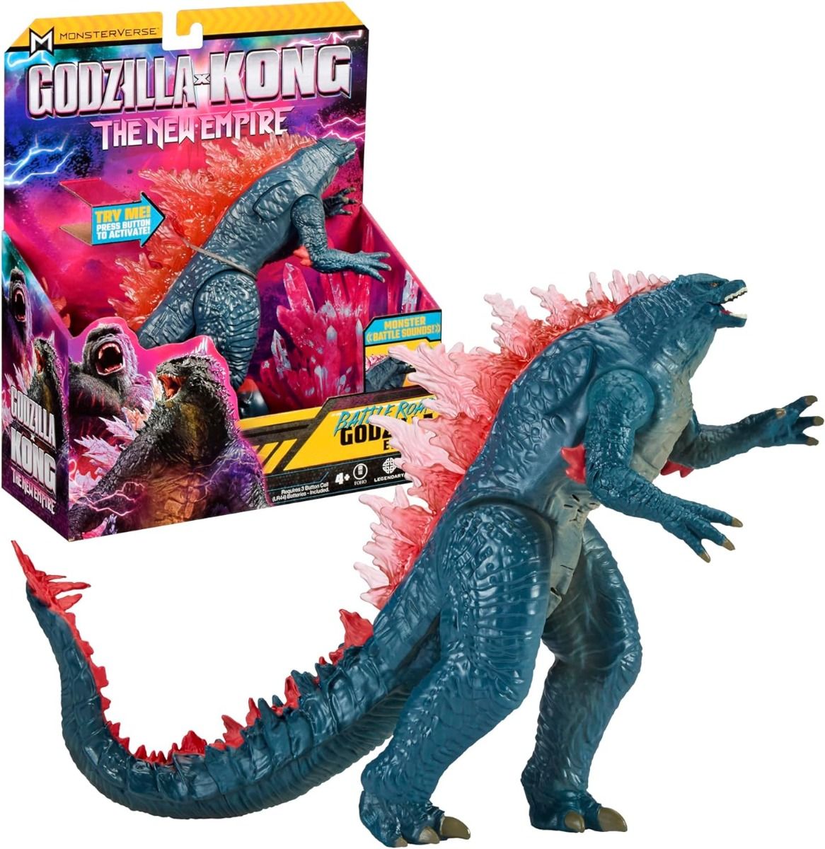 Godzilla X Kong The New Empire: Battle Roar Godzilla Evolved Figure 7inch