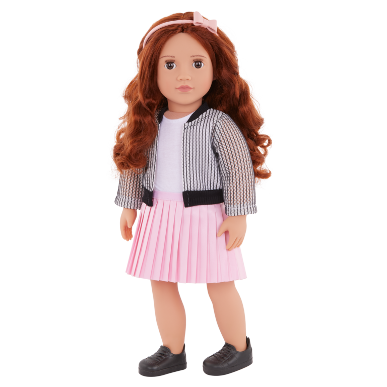 Our Generation Jacinta Doll With Jacket And Skirt