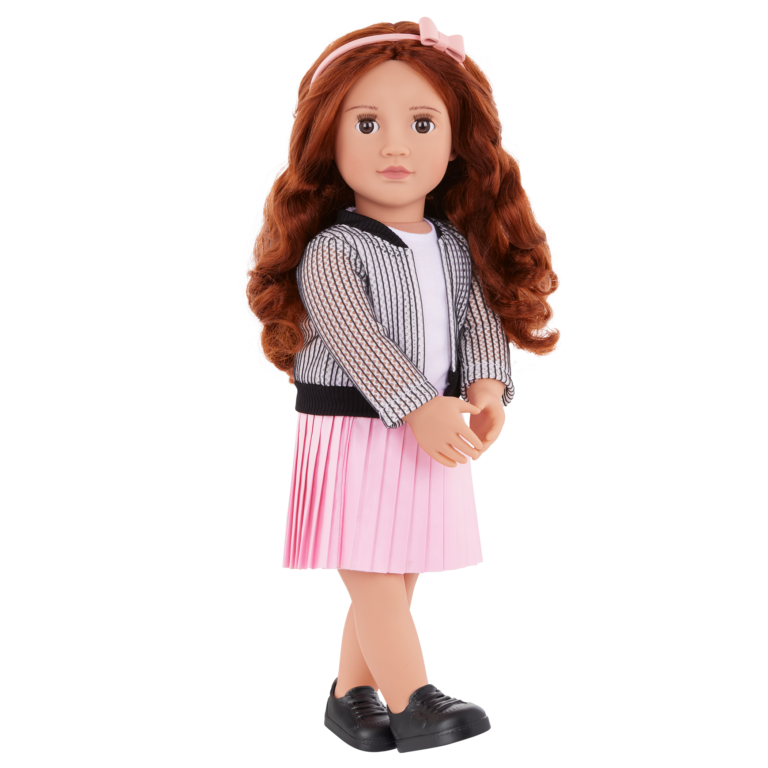 Our Generation Jacinta Doll With Jacket And Skirt