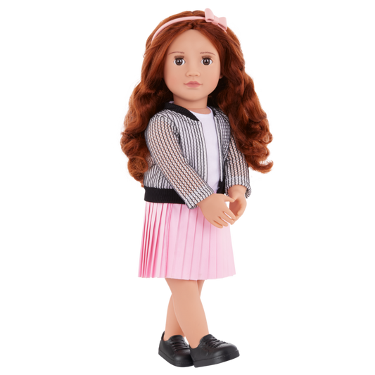 Our Generation Jacinta Doll With Jacket And Skirt