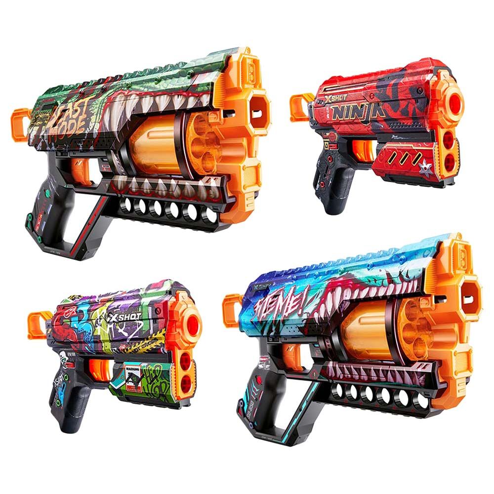 X-Shot Mix Combo 2pk Griefer And 2pk Flux XS-36568