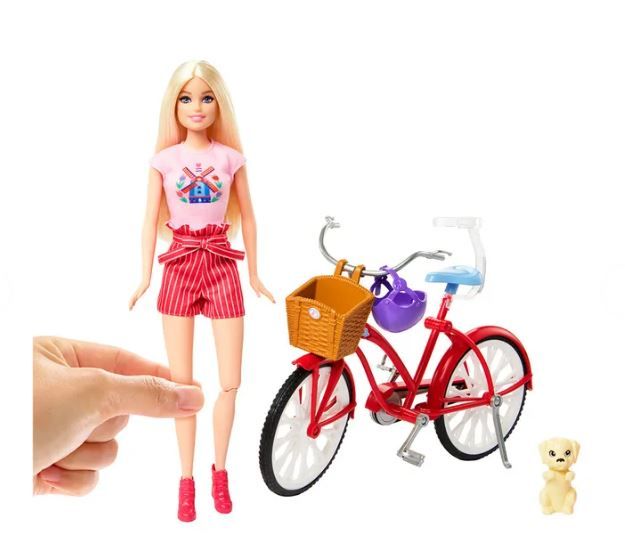 Barbie Bicycle With Doll