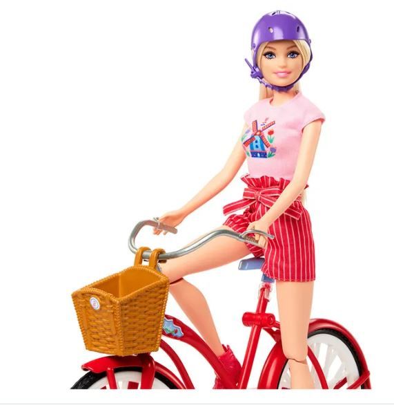 Barbie Bicycle With Doll