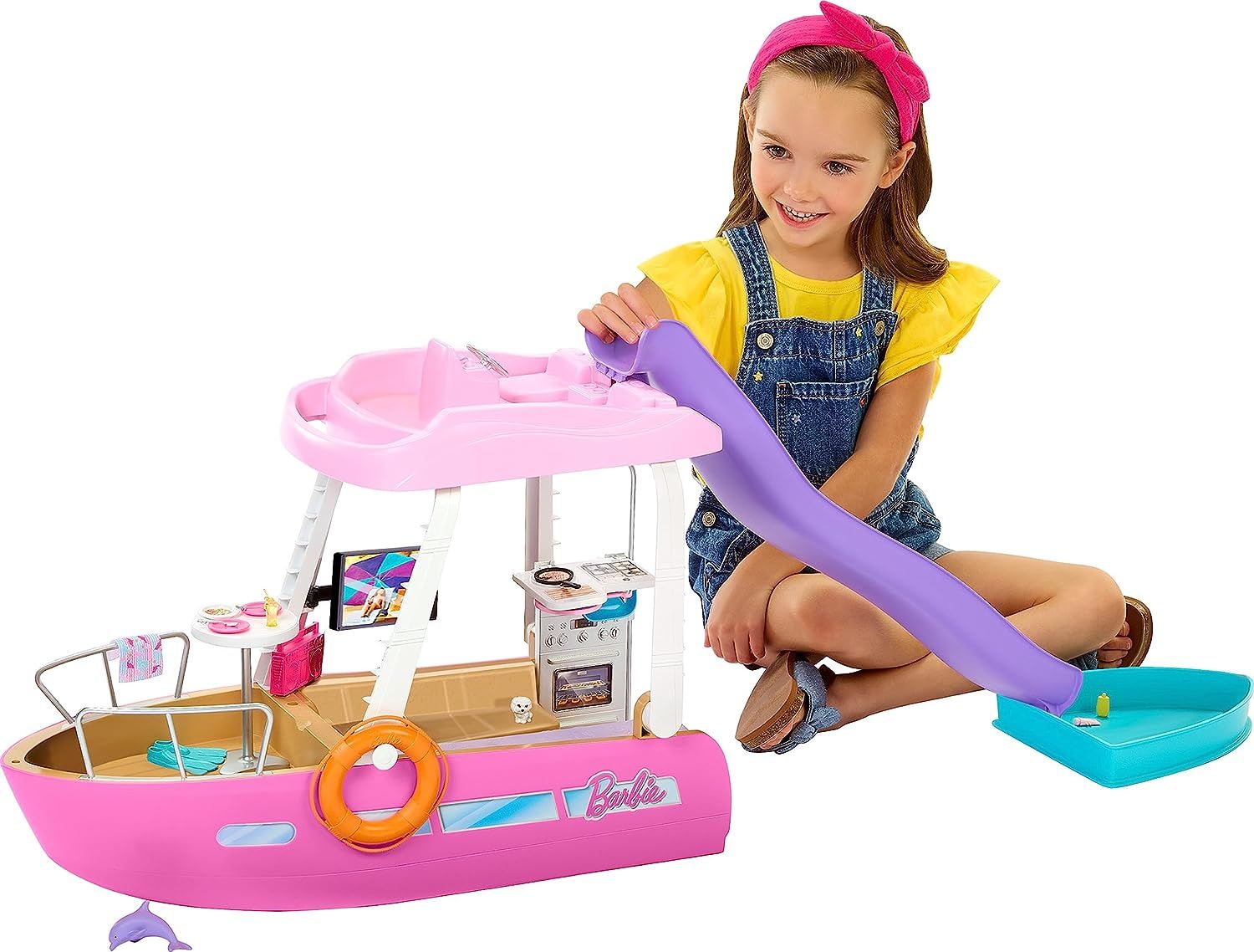 Barbie Pink Dream Boat Playset HJV37