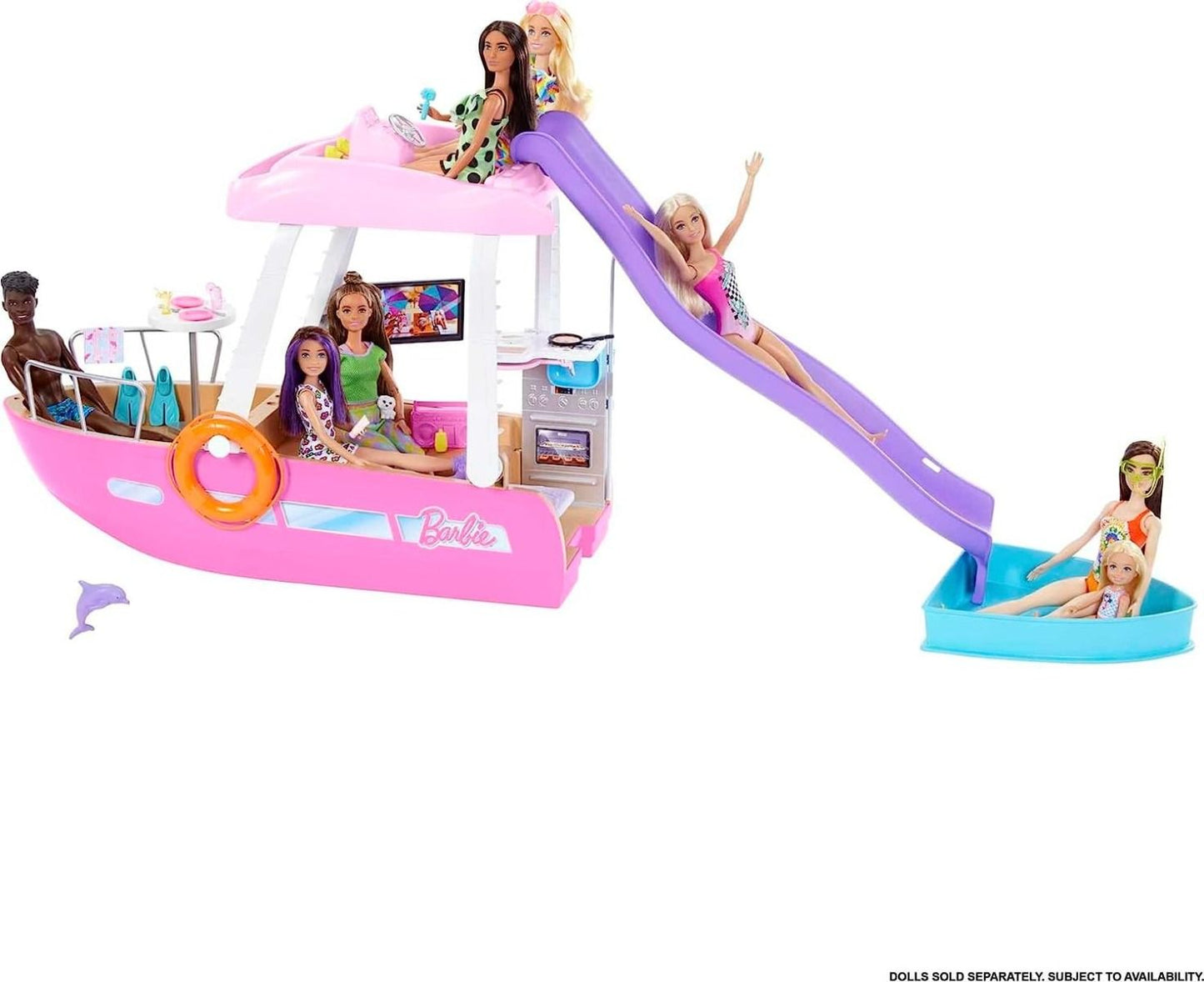 Barbie Pink Dream Boat Playset HJV37