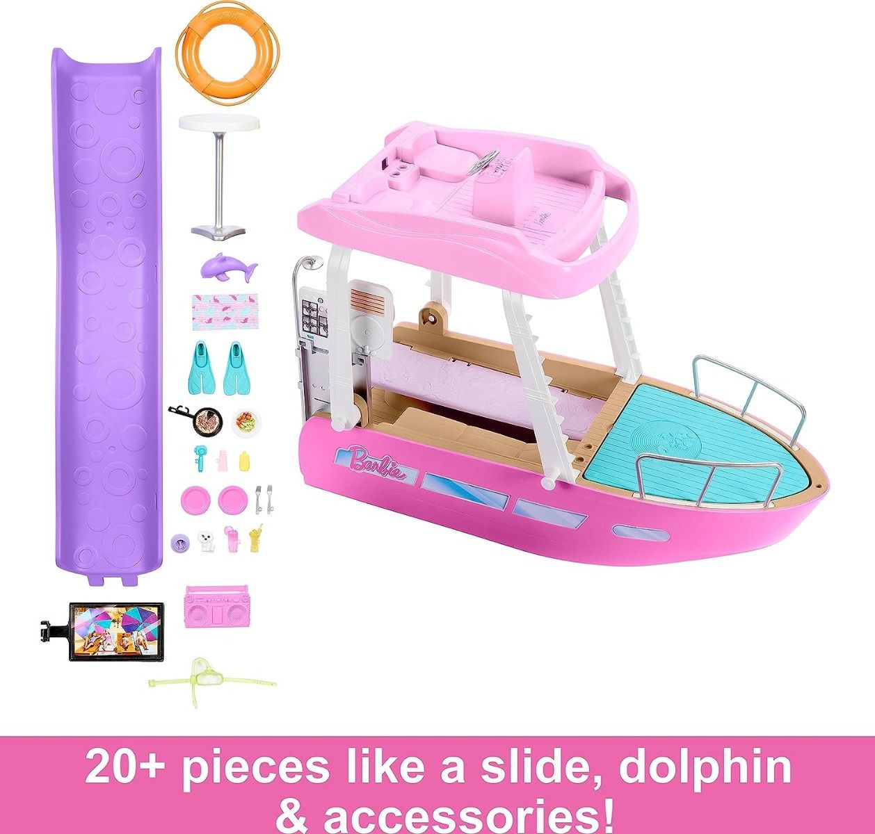 Barbie Pink Dream Boat Playset HJV37