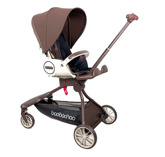 Baobaohao Foldable Stroller Carriage - Brown V9