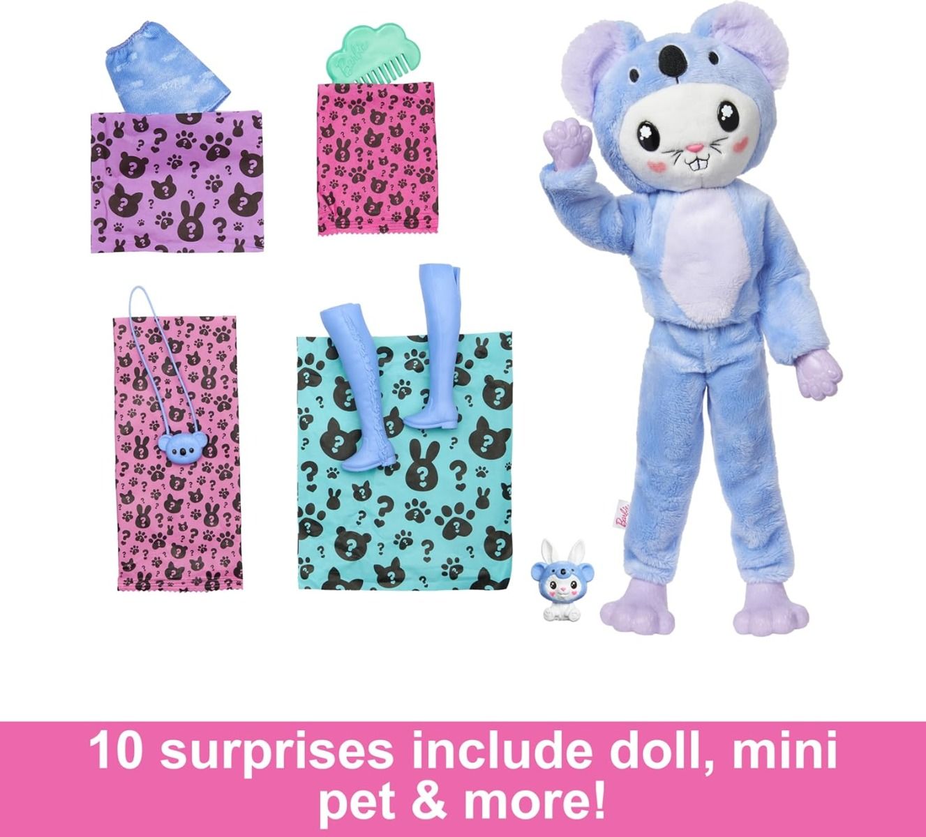 Barbie Cutie Reveal Costume Doll - Bunny In Koala HRK26