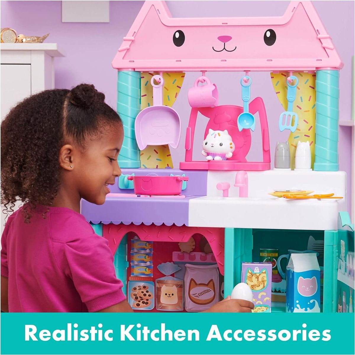 Gabby's Dollhouse Cakey Kitchen Set 6065441