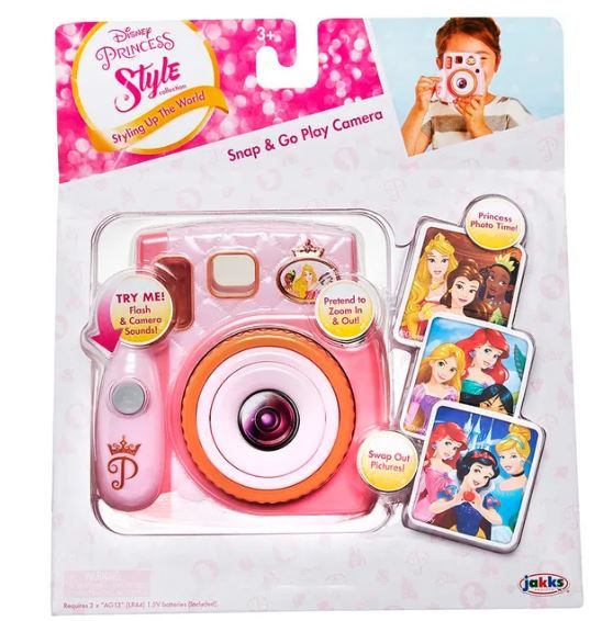 Disney Princess Style Snap & Go Play Camera 98887