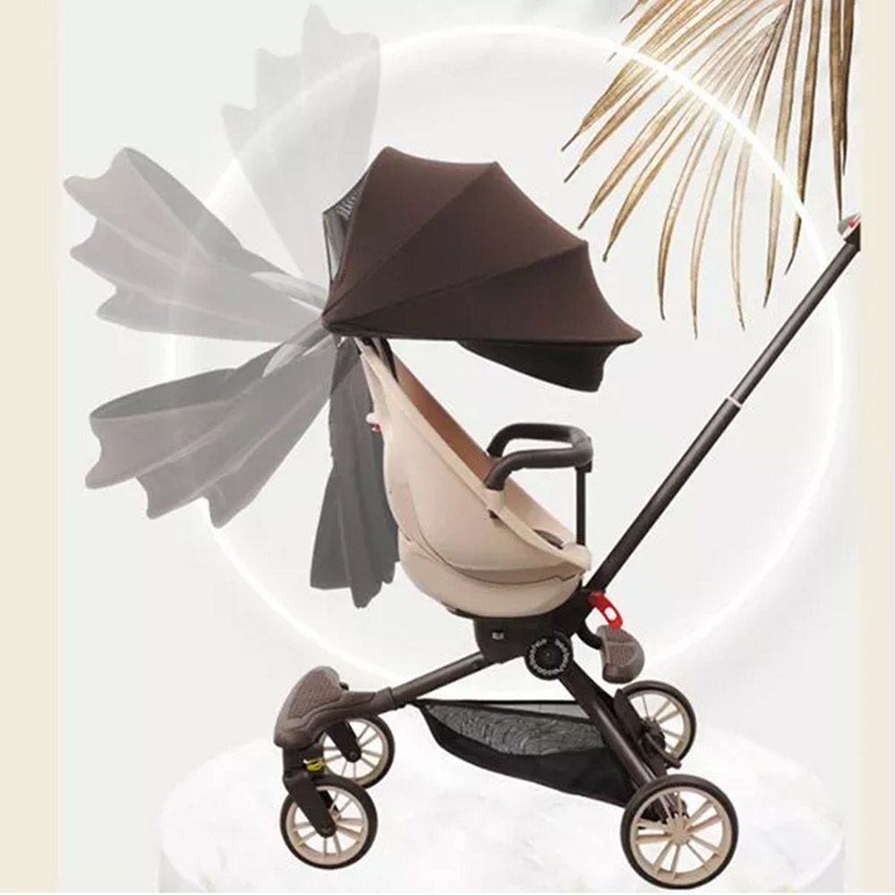 Baobaohao Trolley Foldable Stroller - Caramel Milk V18