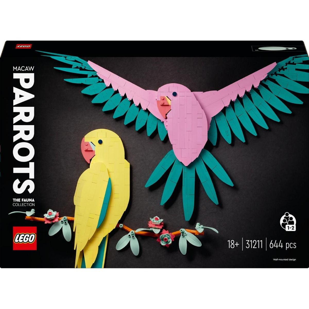 LEGO Art The Fauna Collection Macaw Parrots