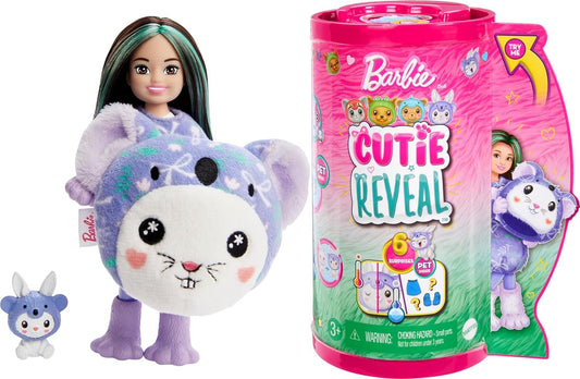 Barbie Chelsea Cutie Reveal Costume Cuties Series Bunny In Koala HRK31