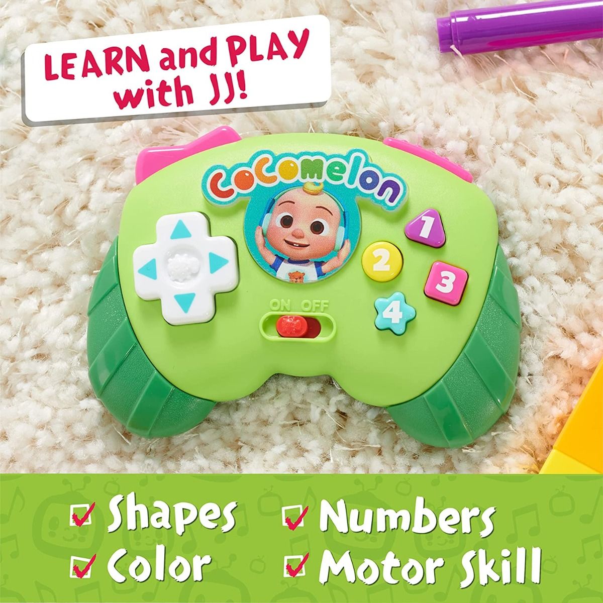 Cocomelon Lots To Learn Game Controller 96194