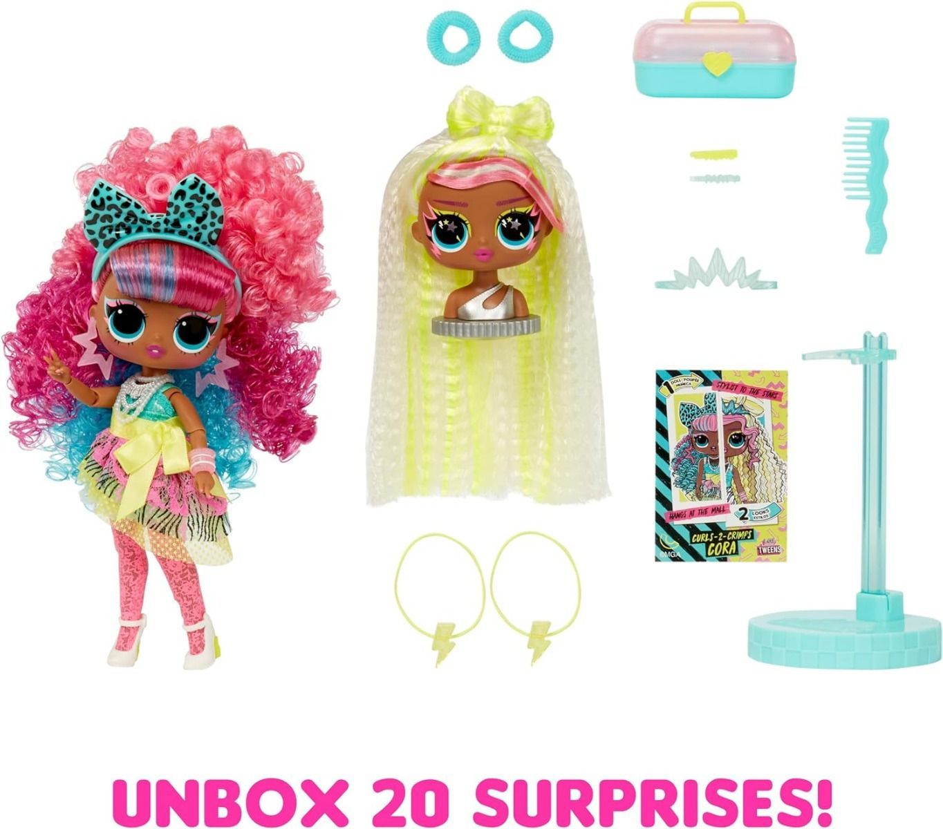 LOL Surprise Tweens Swap Fashion Doll - Curls To Crimps Cora MGA-593263