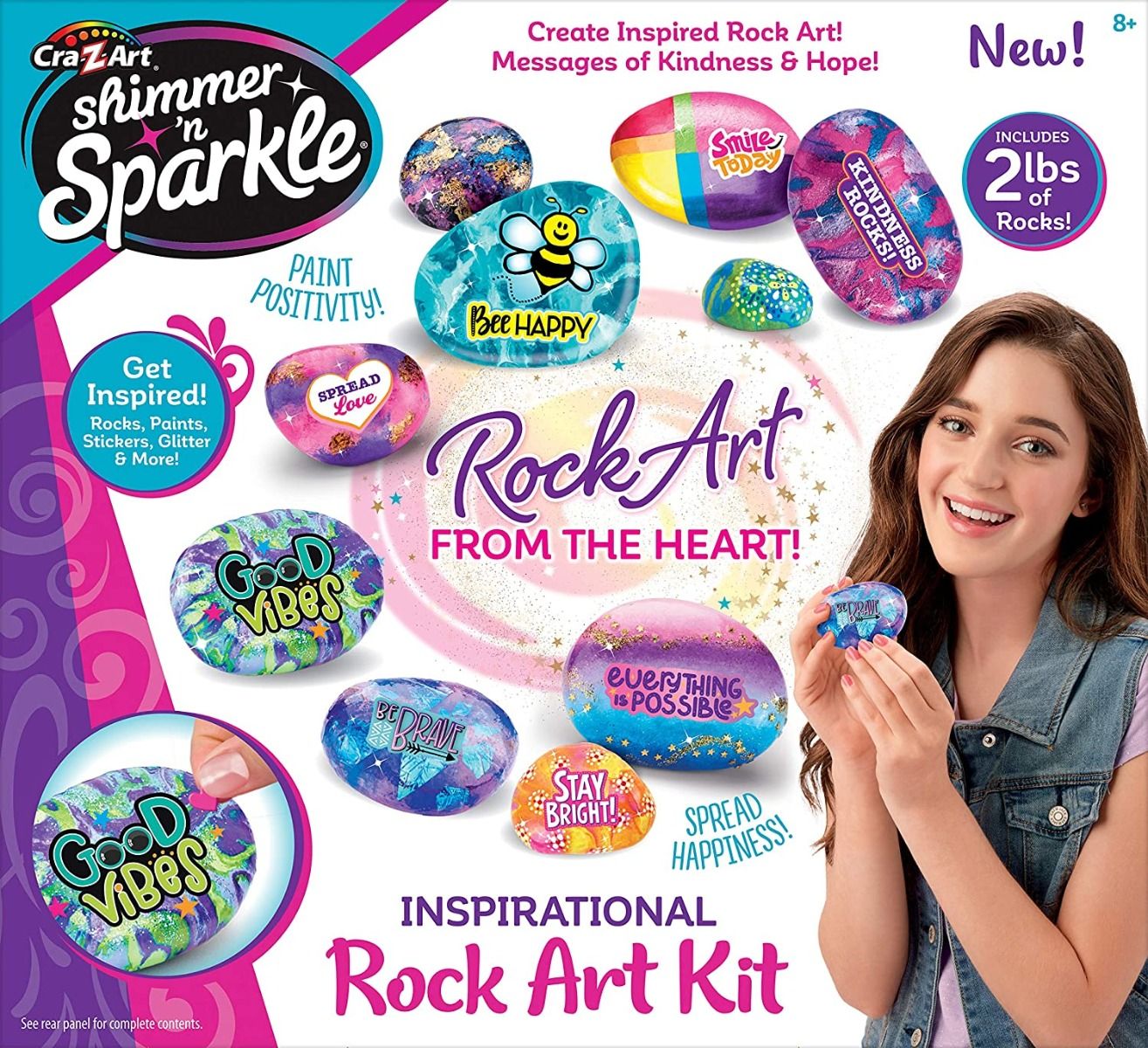 CraZart Shimmer And Sparkle Rock Art 65520