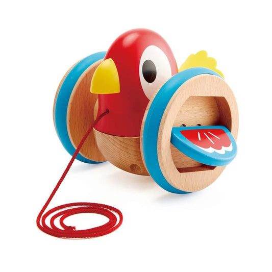 Hape Wooden Bird-Themed Push And Pull-Along Toy