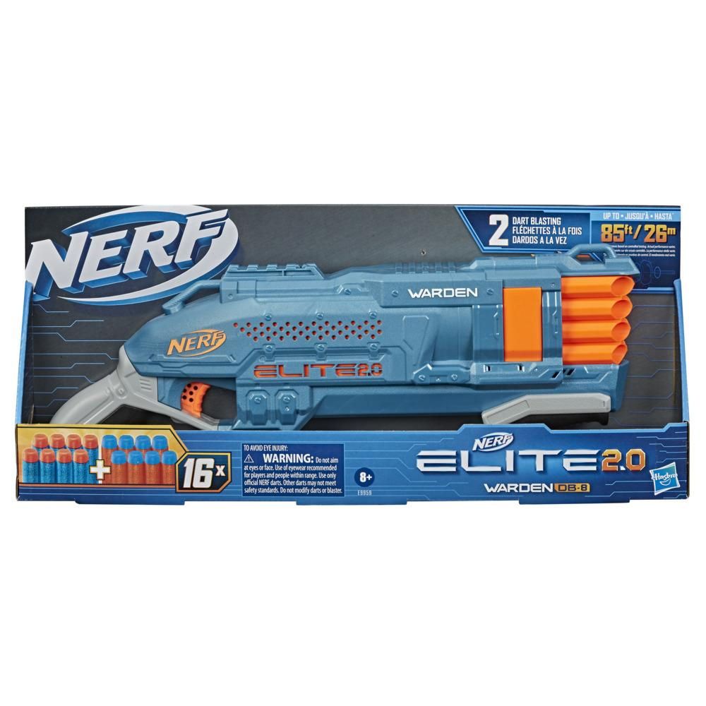 Hasbro Nerf Elite 2.0 Warden Db-8 Blaster E9959