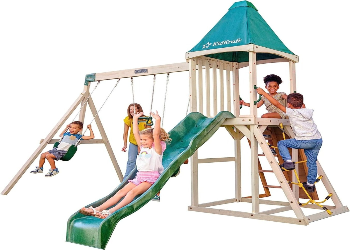 Kidkraft Emerald Challenge Swing Set F29550E