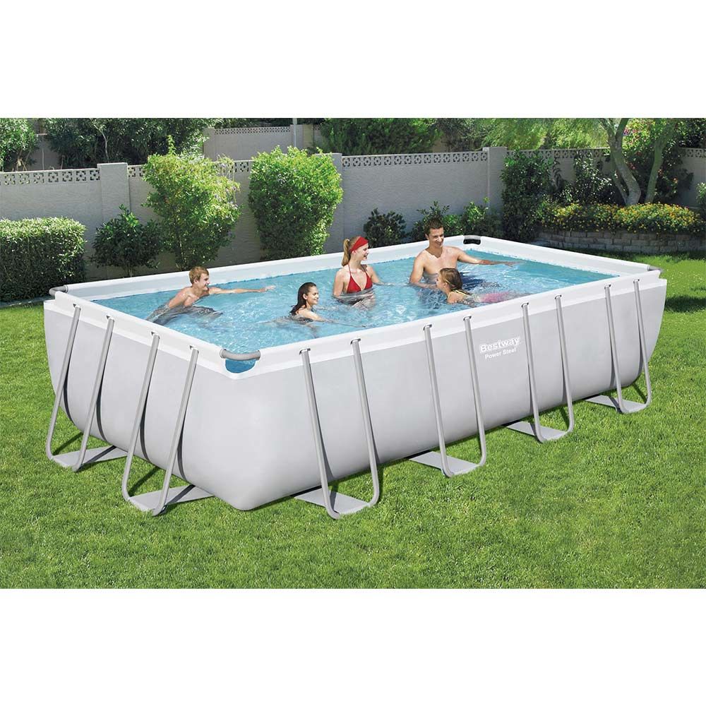 Bestway Above Ground Frame Pool Rectangular 5.49mx2.74mx1.22m 56466