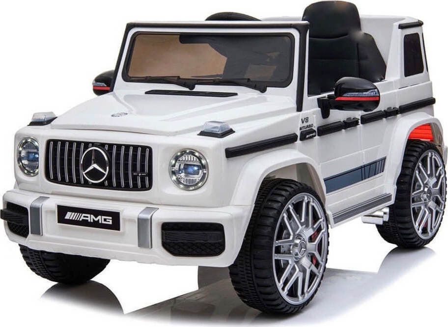 Licensed Mercedes-Benz G63 12V Childrens Ride On Jeep White ZS-0002Q