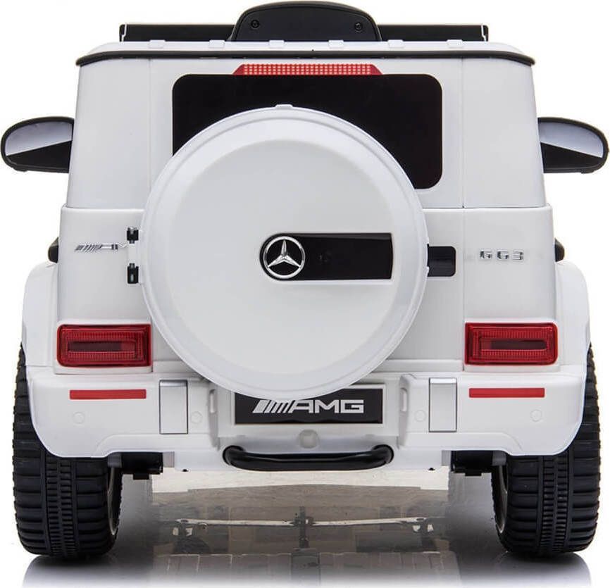 Licensed Mercedes-Benz G63 12V Childrens Ride On Jeep White ZS-0002Q