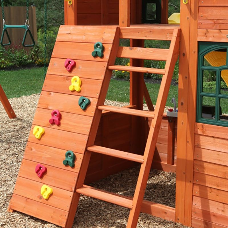 Kidkraft Canyon Ridge Wooden Swing Set / Playset F25715E