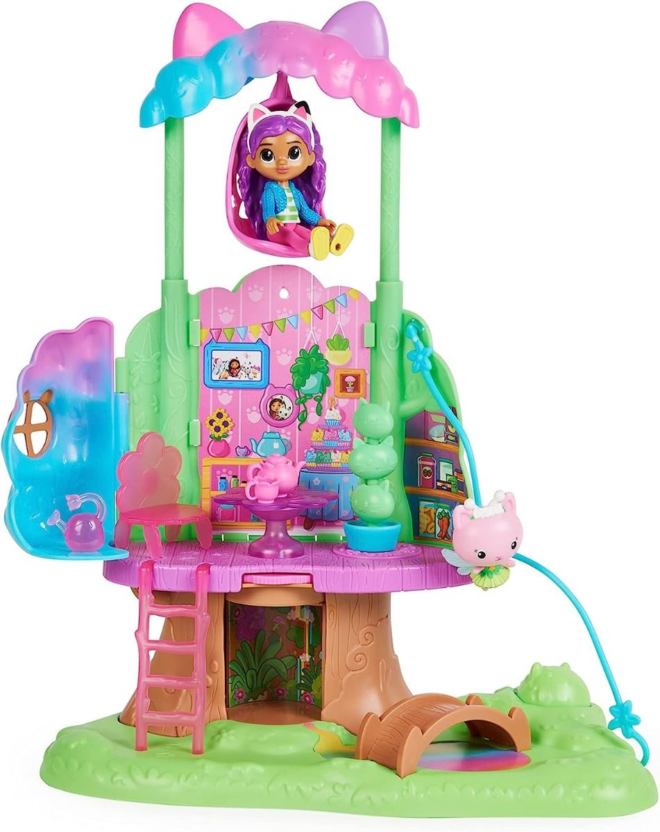 Gabby's Dollhouse Gabby's Kitty Fairy Garden Teahouse 6061583