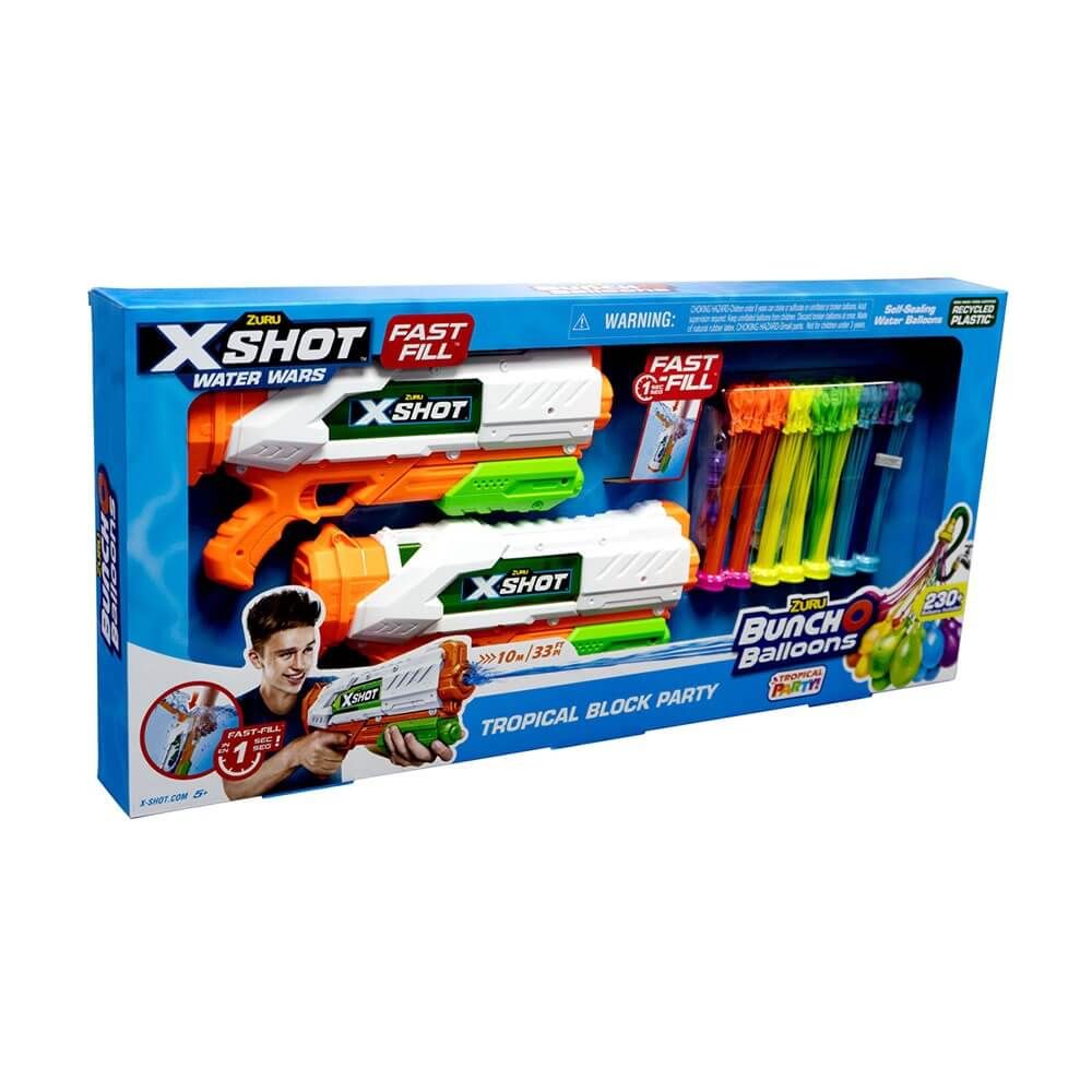 X-Shot Fast Fill Bunch O Balloons Tropical Block Party XS-56499