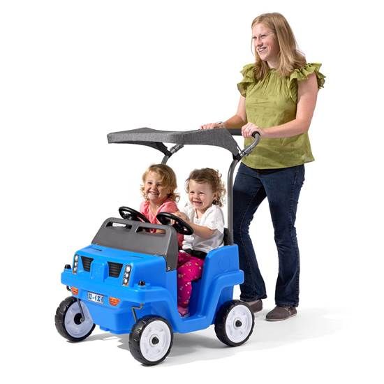 Step2 Side by Side Push Around SUV Two-Seater Push Car 483399