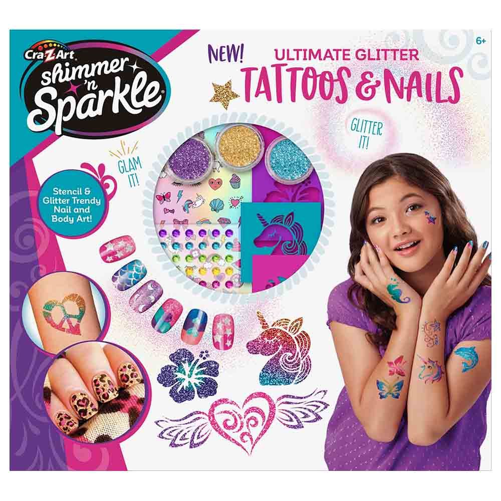 Shimmer N Sparkle Nails & Body Tattoos Set 65502