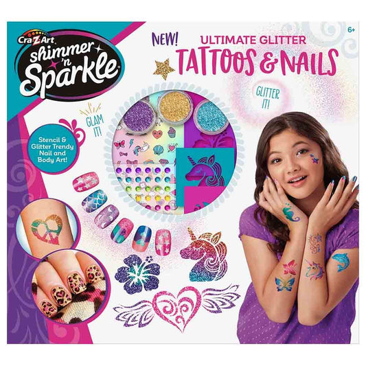 Shimmer N Sparkle Nails & Body Tattoos Set 65502