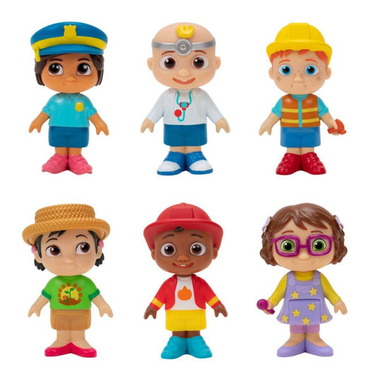 Cocomelon Career Friends Figure 6pk CMW0223