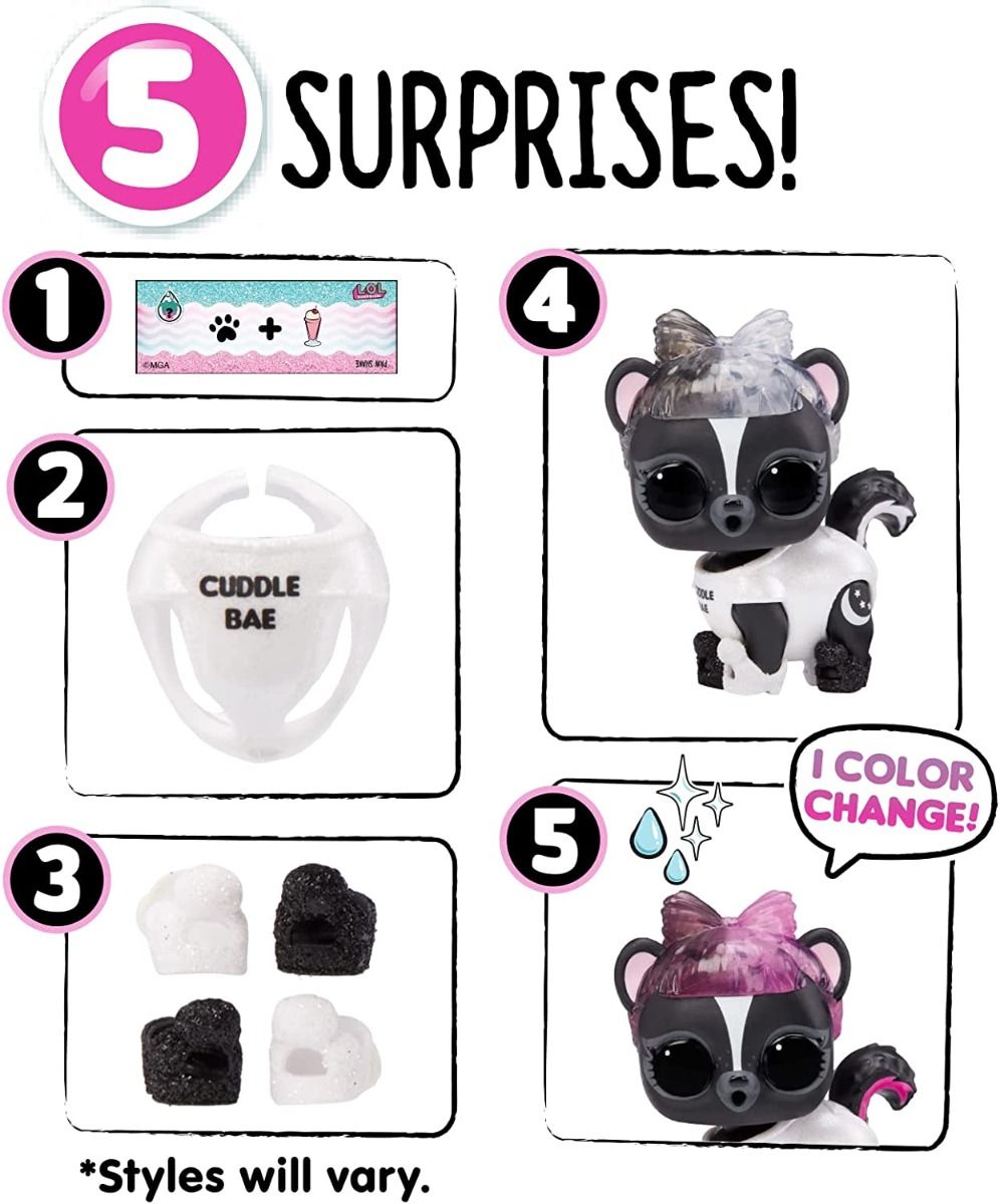 LOL Surprise! Glitter Color Change Surprise Pets Mystery Pack MGA-585312