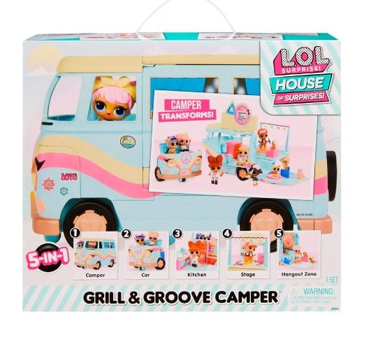 Lol Surprise! Grill & Groove Camper MGA-580645