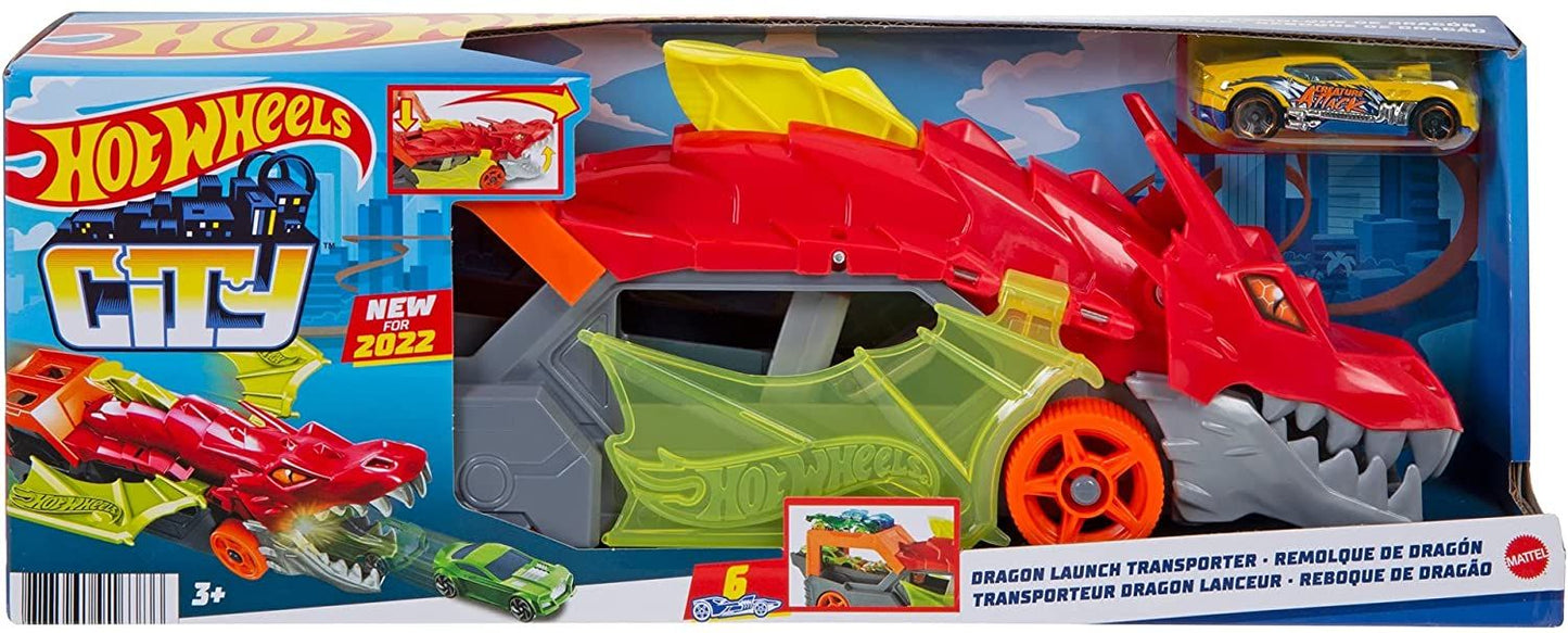 Hot Wheels Dragon Launch Transporter GTK42