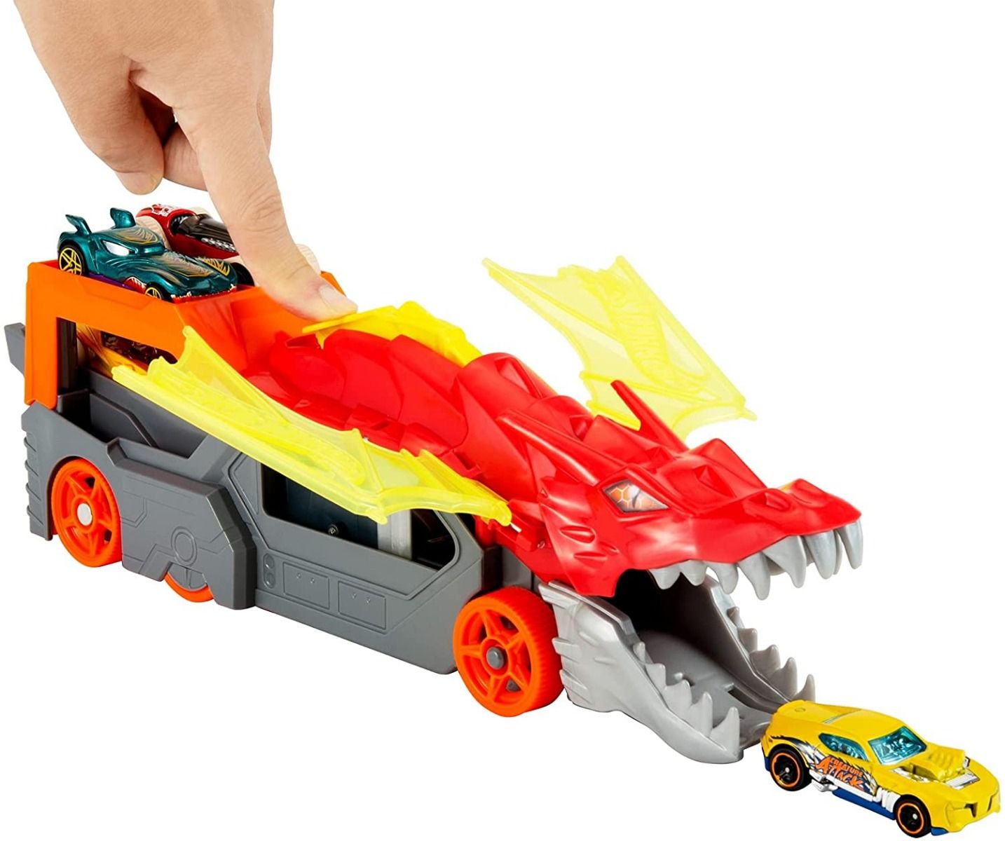 Hot Wheels Dragon Launch Transporter GTK42