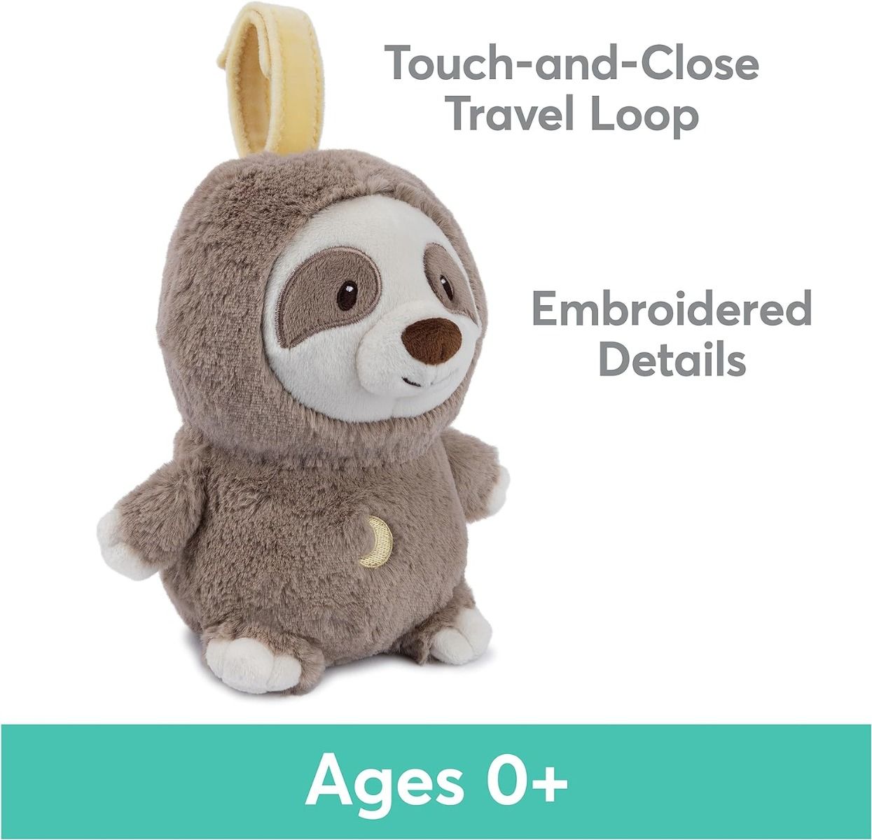 Gund On The Go Sloth Soother 6066057