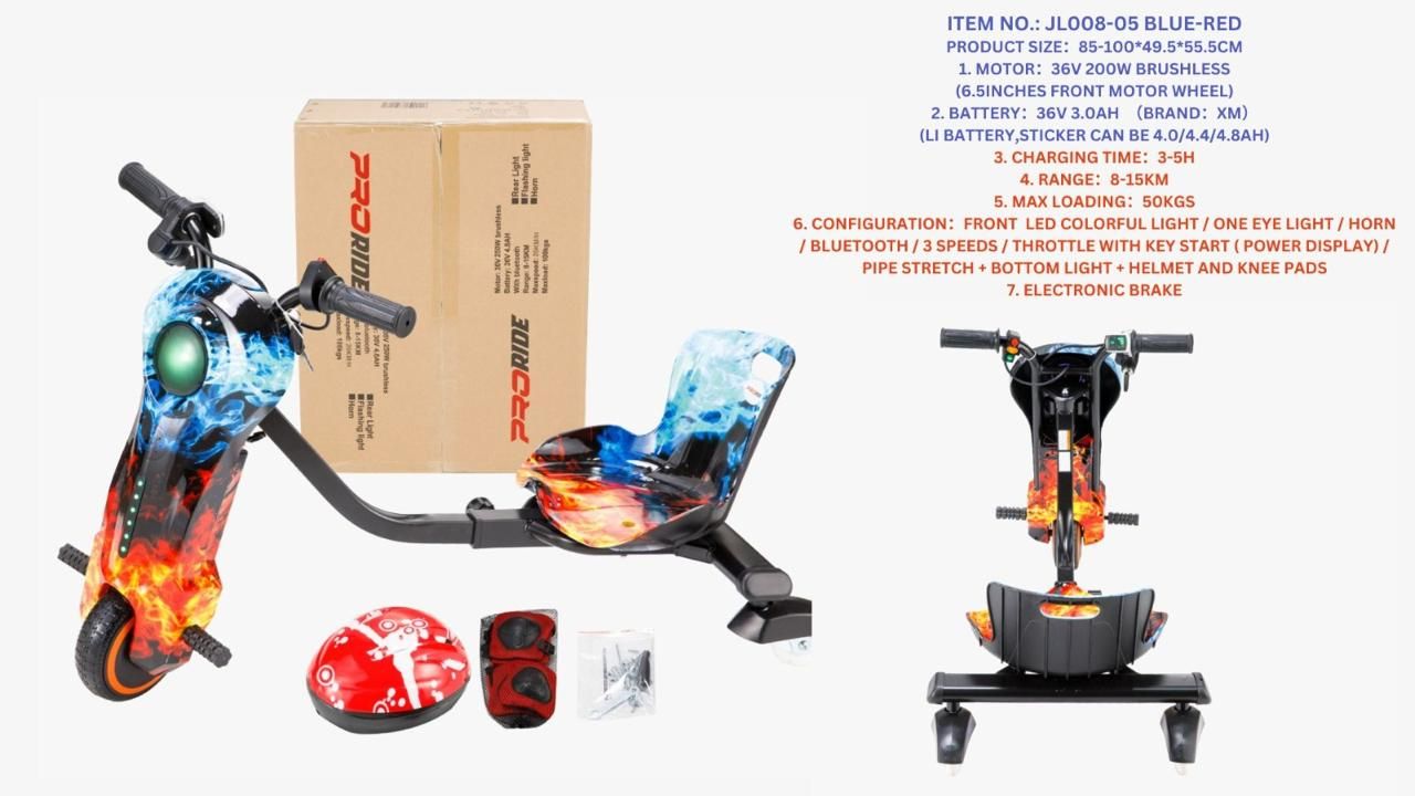 Pro Ride Mini Big Eye Drift Scooter 36V Mix PR008-05