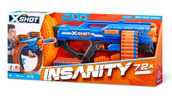 X-Shot Insanity Mad Mega Barrel XS-36609