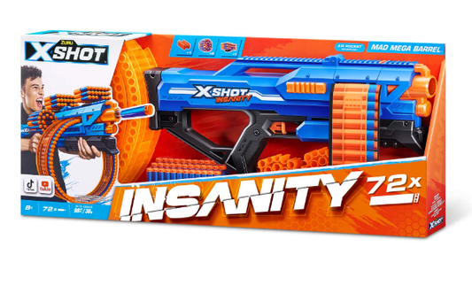 X-Shot Insanity Mad Mega Barrel XS-36609