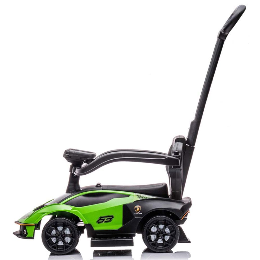 Lamborghini Essenza SC V12 Ride-on Car with Handle Green 661 B10021