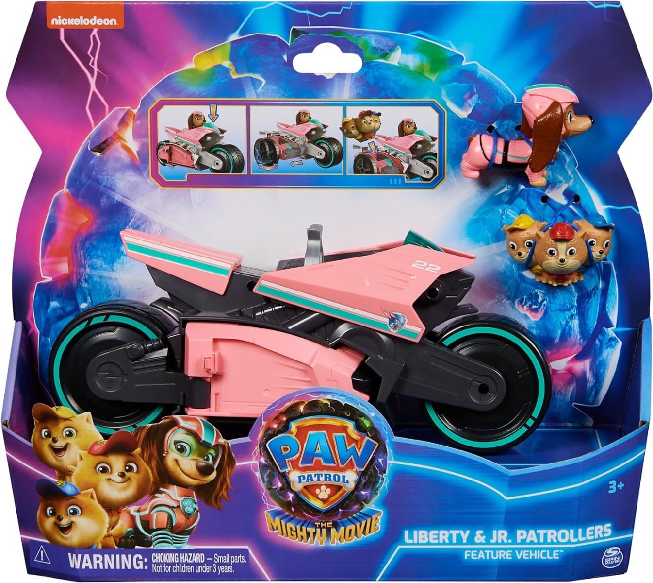 Paw Patrol Movie2 Liberty & Jr. Pat Feature Vehicle 6067862